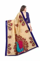 शारदा क्रिएशन आर्ट सिल्क प्रिंटेड साड़ी 