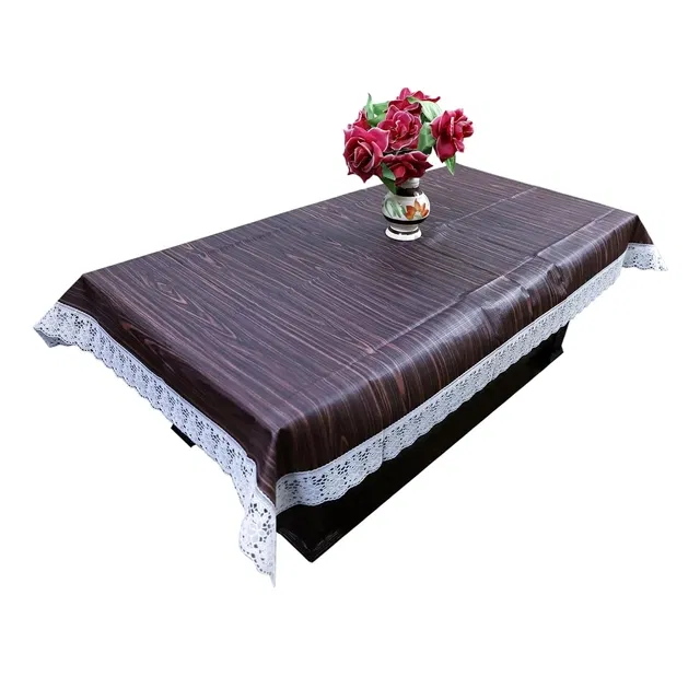 PVC Printed 4 Seaters Table Cover (Multicolor, 40x60 inches)