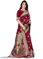 Banarasi Silk Zari Woven Saree for Women 