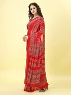 Georgette Printed Saree for Women 