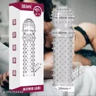 A R Silicone Crystal Dotted Condom for Men (Transparent)