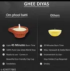 Teracotta Clay Diya filled with Cow Ghee 