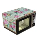 Krishna E PVC Pink Flower Micro wave cover Cover Pack of 1