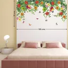 AVV Hanging Realistic Daisy Flowers Wall Stickers 55x105cm