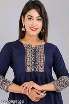 Anarkali Viscose Rayon Printed Kurti for Women 