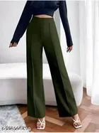 Cotton Blend Trouser for Women 