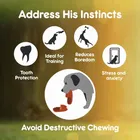 Purepet Pressed Chew Bones, Dog Treats, 10.16 cm - Pack of 4 Bones