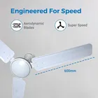 BAJAJ Crest Neo 1200 mm 3 Blade Ceiling Fan  (Ultra High Speed | White | Pack of 1)