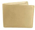 Faux Leather Wallet for Men (Beige)