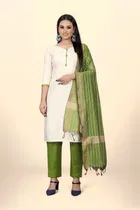Jacquard Unstitched Dress Material for Women 