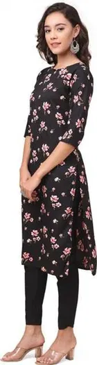 Women Crepe Printed Kurta 