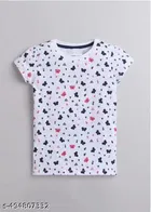 Hosiery Cotton Printed T-Shirt for Kids, Multicolor, Pack of 5 