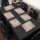 PVC Printed Dining Table Placemats 