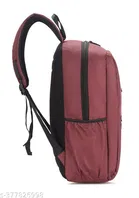 Canvas Backpack Bag, Maroon