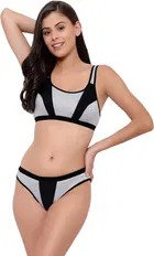 Cotton Blend Lingerie Set for Women 