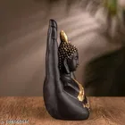 Polyresin Handcrafted Palm Buddha Showpiece 