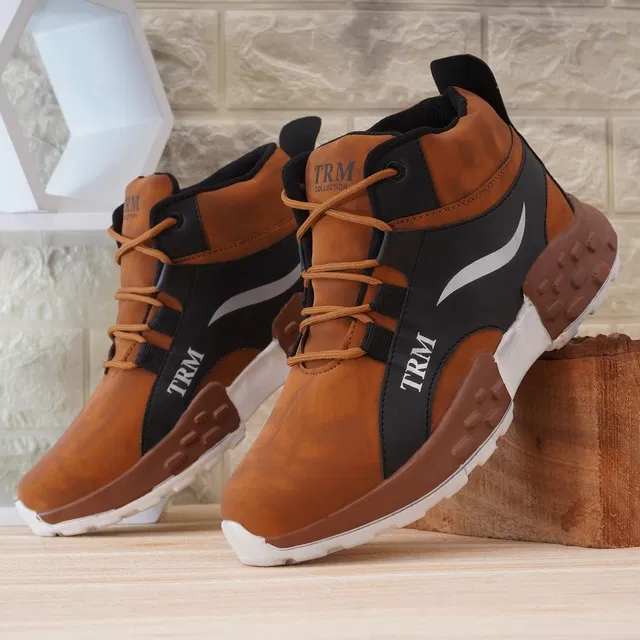Sneakers for Men (Tan, 10)