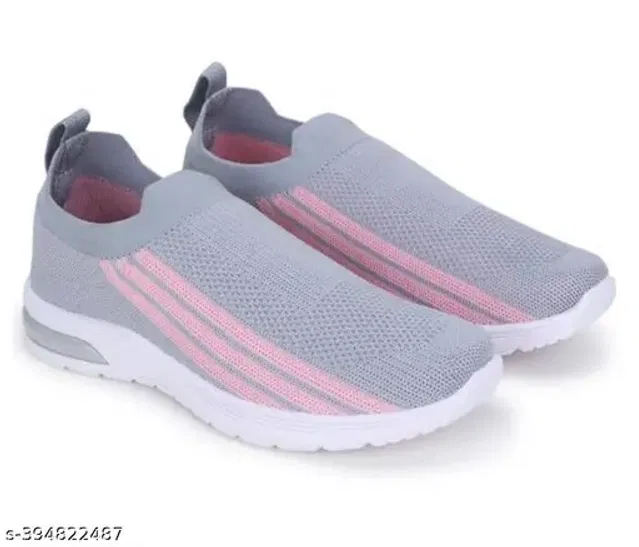 Casual Shoes for Women (Grey, 6)