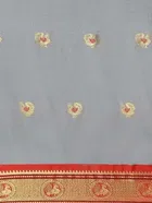 शारदा क्रिएशन कॉटन एम्बेलिशड साड़ी 