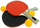 Table Tennis Rackets Set With 3 Balls 