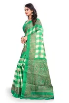 Khadi Silk Printed Saree for Women 