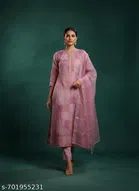 Bandhani Printed Jaipuri Designs Embroidered Top Bottom Duppata for Women 