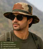 Multicolour Polyblend Cap for Men, Free Size 