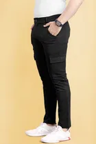 Lycra Blend Slim Fit Trouser for Men 