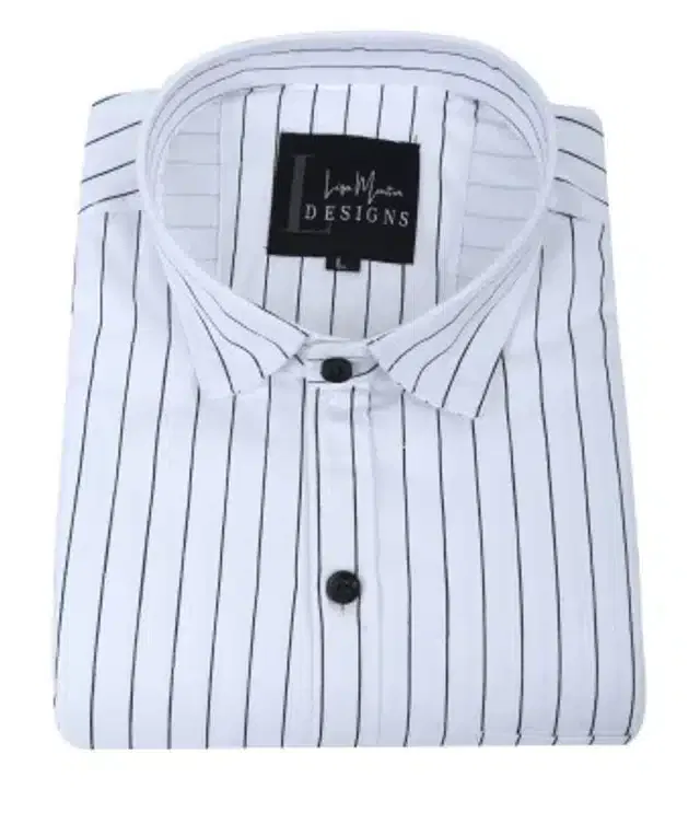 Full Sleeves Shirt for Men (White, XXL)