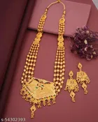 Alloy Necklace with Earrings for Women 