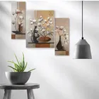 MDF 3 Pcs Designer Wall Painting for Home & Office 