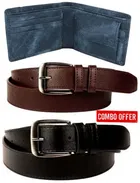Synthetic Wallet with Belts for Men 