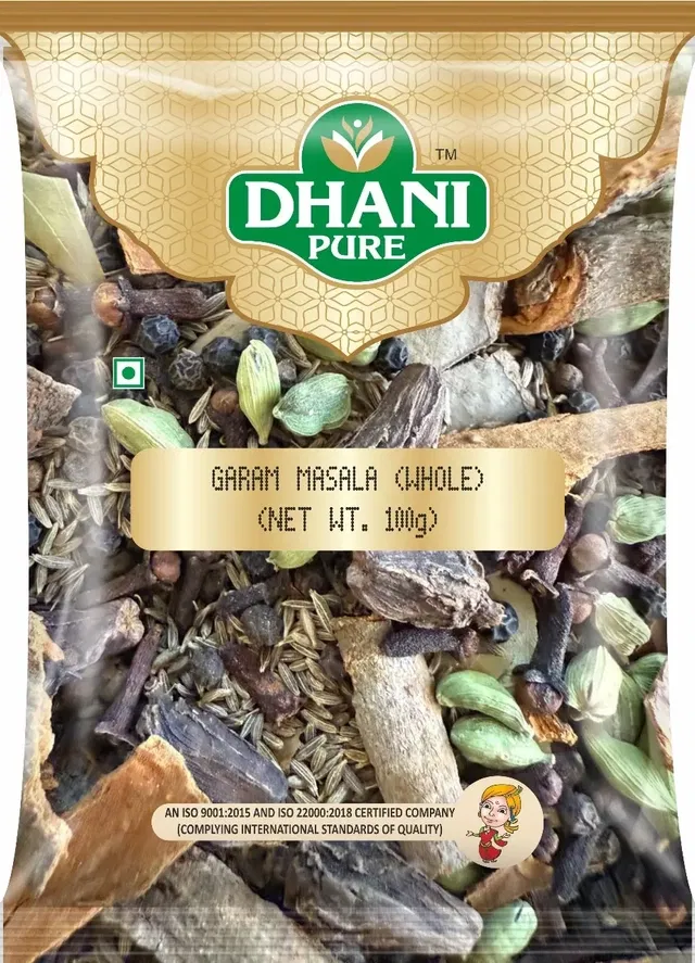 धानी प्योर गरम मसाला साबुत 100 g