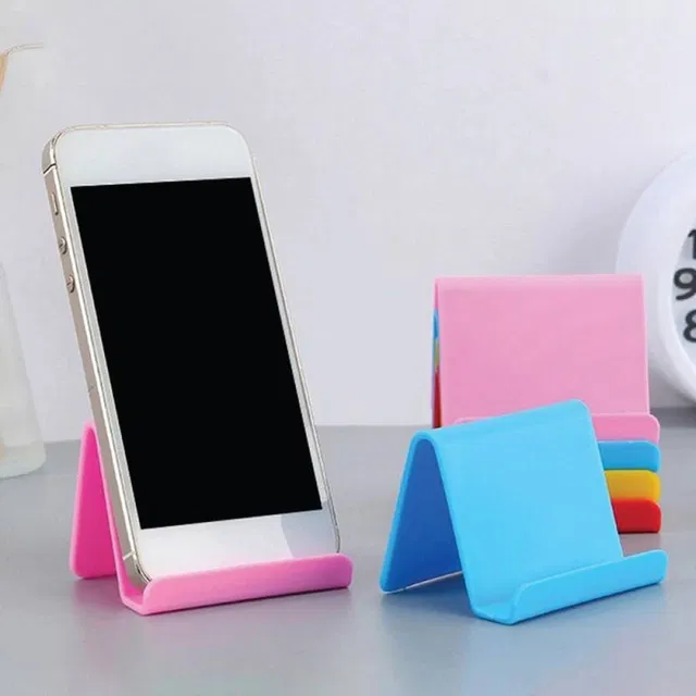 Universal Plastic Phone Holder Stand (Pack of 3) (Assorted)