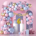 45 Pcs 6th Birthday Decoration kit, Multicolour, Set of 1