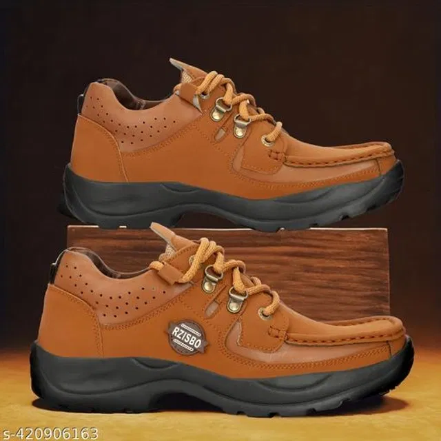 Casual Shoes for Men (Tan, 8)