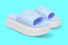 Sliders for Women (Blue, 3)