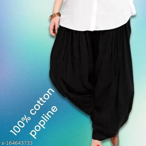 Patiala for Women (Black, 34)