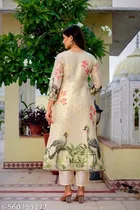 Chanderi Silk Kurti With Dupatta & Bottomwear for Women 