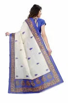 SVB साड़ी भागलपुरी सिल्क साड़ी विद ब्लाउज पीस 