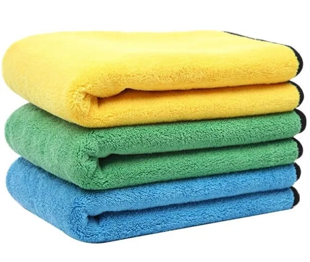 Neekshaa Microfiber Towel (Multicolor, 40x40 cm, Pack of 3)