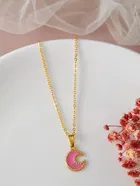 Gold Plated Chain & Pendant for Women & Girls 