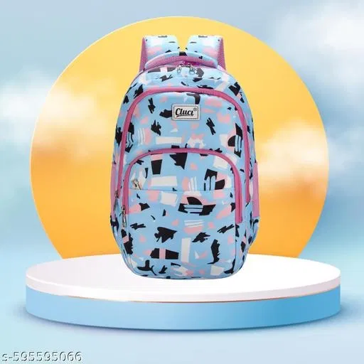 Polyester Backpack Bag, Blue