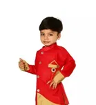 Cotton Blend Kurta with Payjama for Boys 