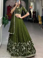 Embroidered Lehenga Choli for Women 