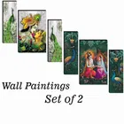 MDF 2 Pcs Designer Wall Painting for Home & Office 
