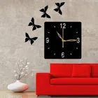 Wooden Wall Clock for Home (Black)
