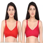 Polycotton Non-Padded Bra for Women 