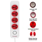 Kaltron 4+1 Extension Board with Universal Socket 