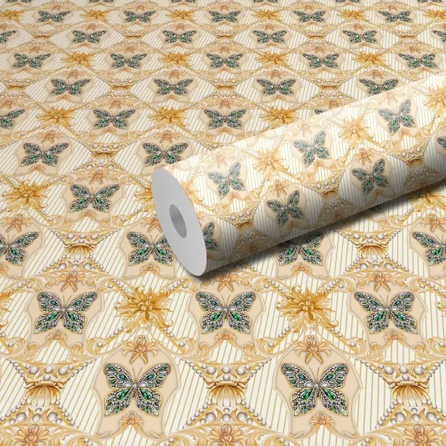 Vinyl Wallpaper Sticker for Wall Decoration (Multicolor, 300x40 cm)